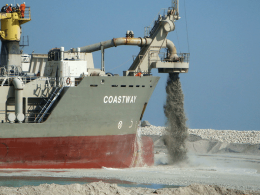 dredging and excavation on the TSHD Coastway