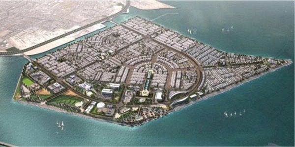 land reclamation Bahrain housing project